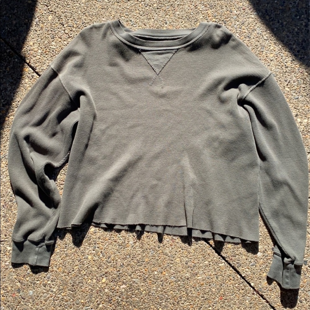 Army green Brandy Melville long sleeve